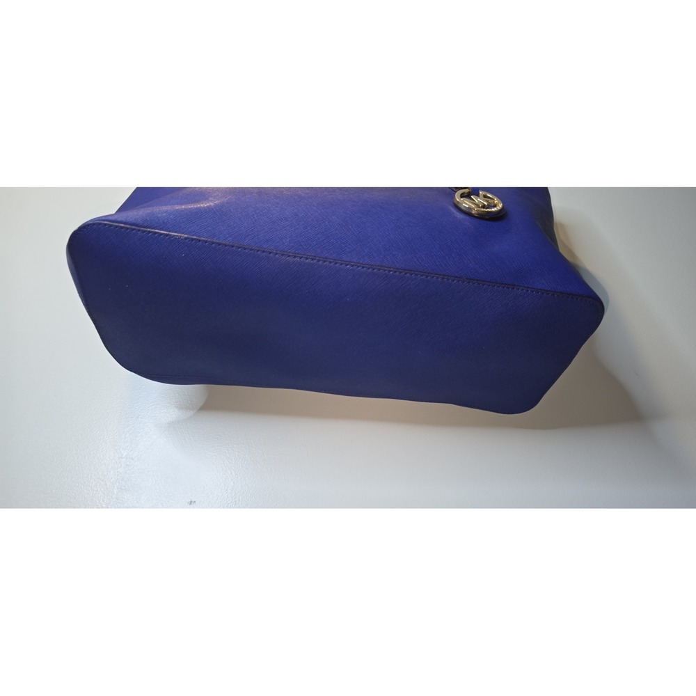 Michael Kors Royal Blue Large Jet Set Tote in Saffiano Leather!! - Picture 5 of 10